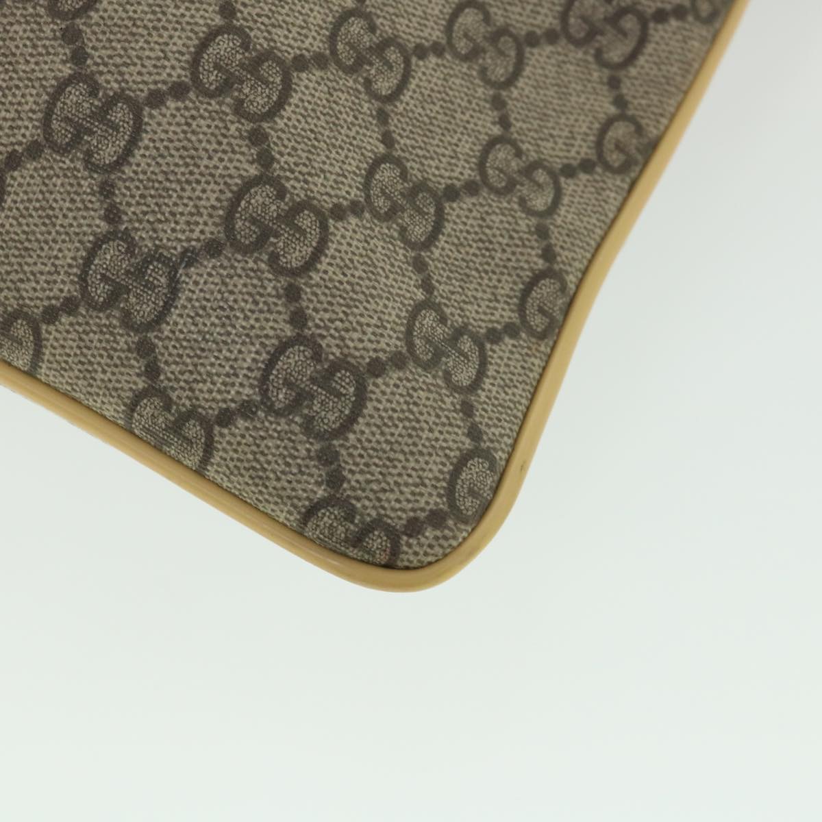 GUCCI GG Canvas Shoulder Bag PVC Leather Beige 201446 ep1824