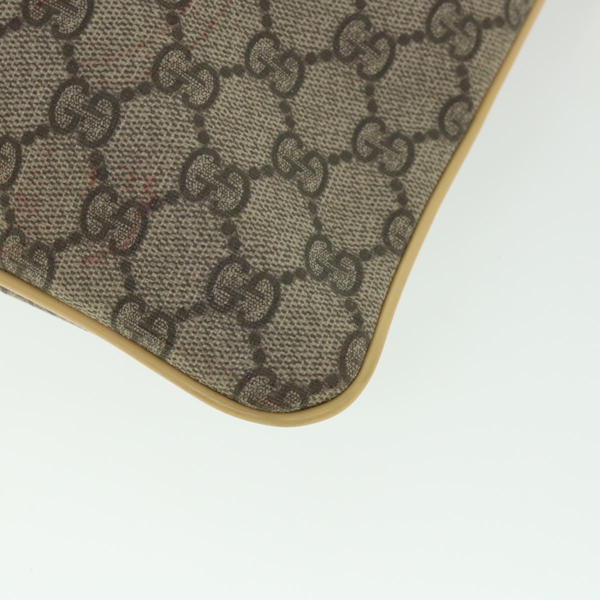 GUCCI GG Canvas Shoulder Bag PVC Leather Beige 201446 ep1824