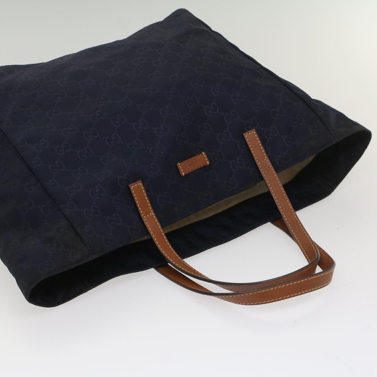 GUCCI GG Canvas Tote Bag Navy 282439 ep1826