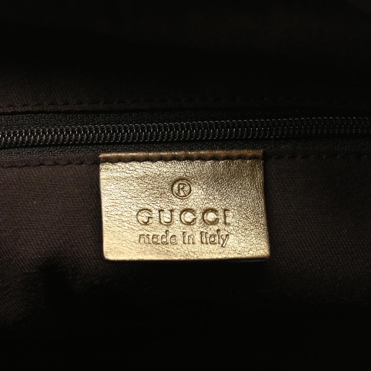 GUCCI GG Canvas Shoulder Bag Gold Tone 161720 ep1828