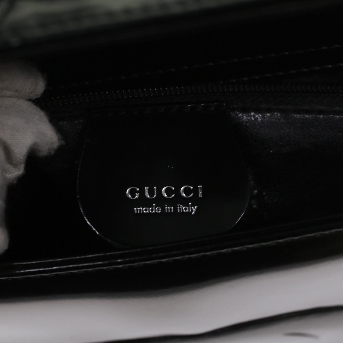 GUCCI Shoulder Bag Leather Black 000 1046 0506 ep1835