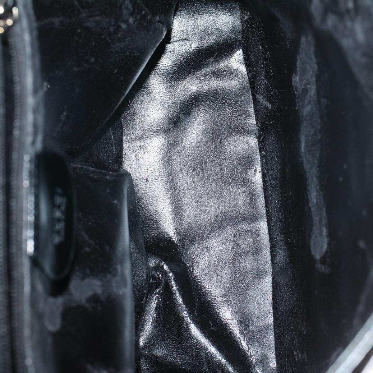 GUCCI Shoulder Bag Leather Black 000 1046 0506 ep1835