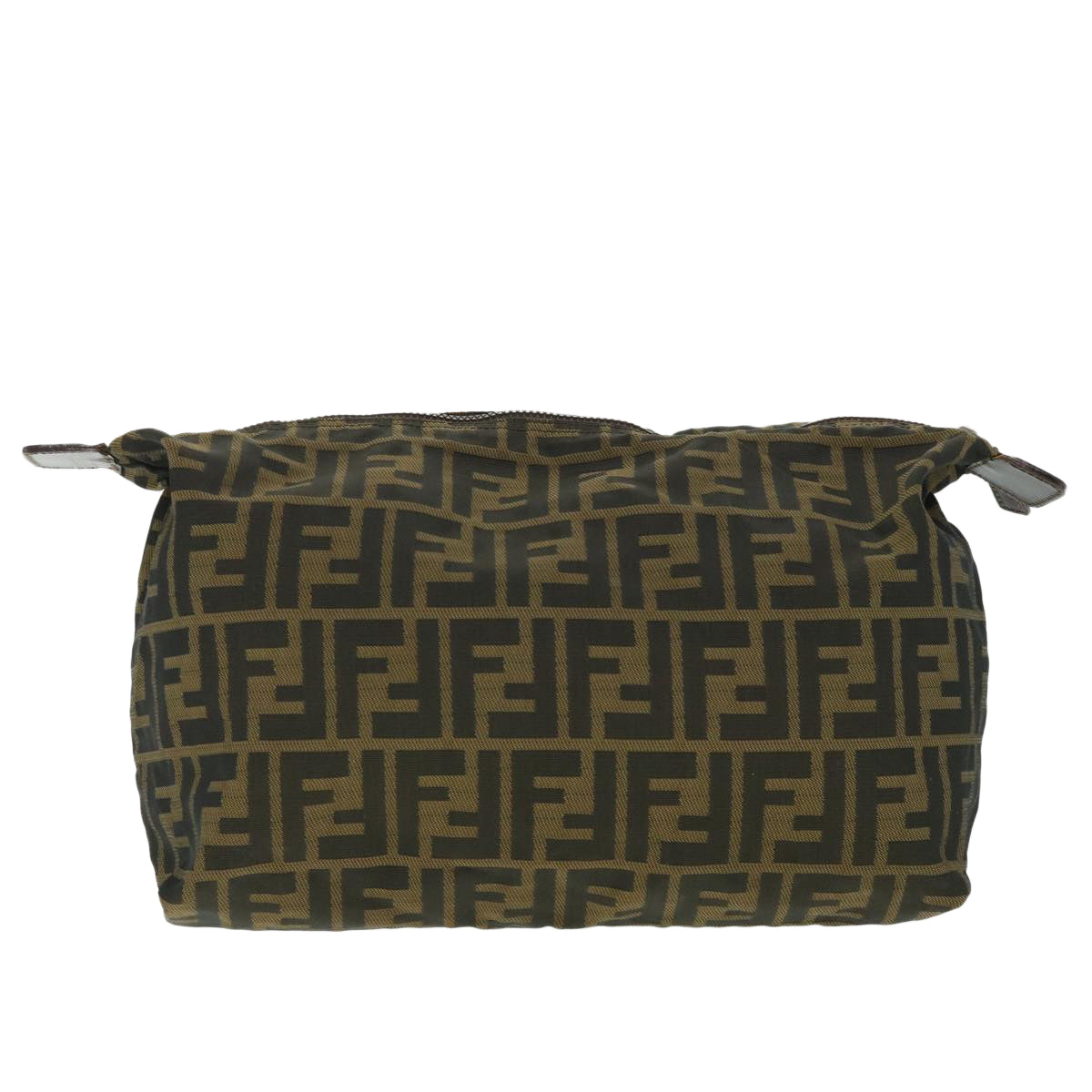 FENDI Zucca Canvas Pouch Black Brown 2119 26545 099 ep1838