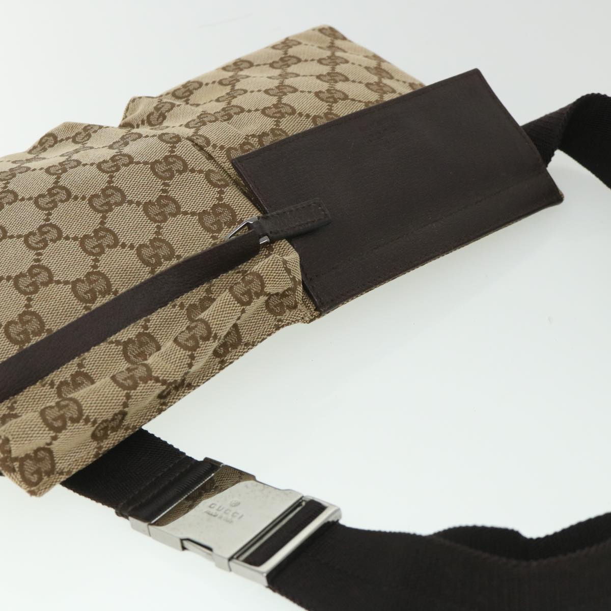 GUCCI GG Canvas Waist bag Beige 28566 ep1843