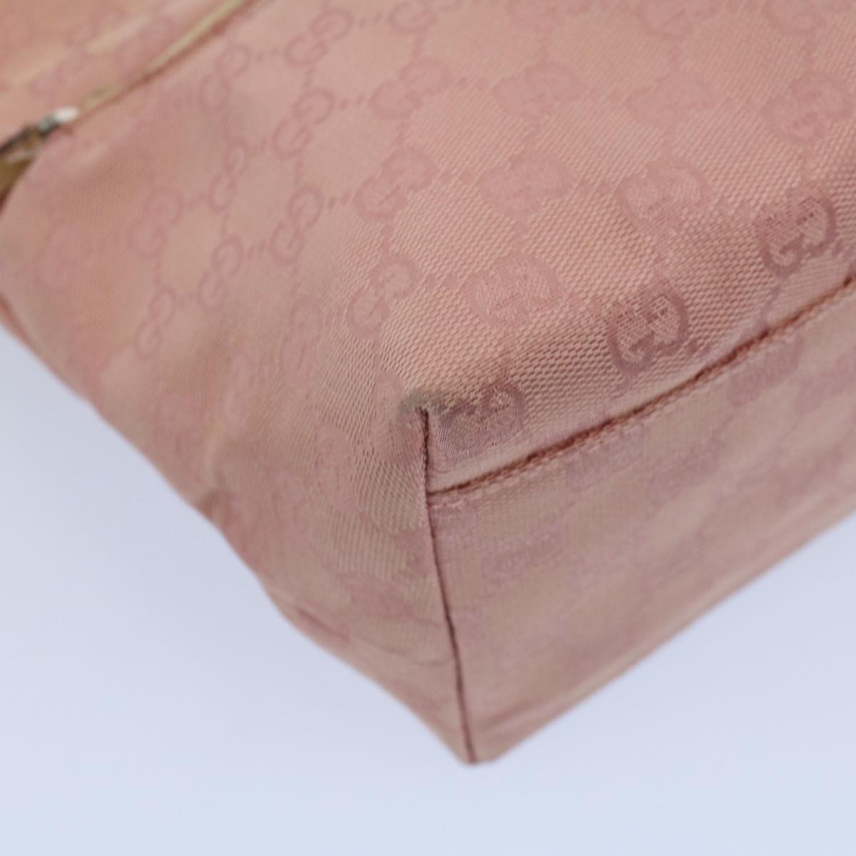GUCCI GG Canvas Shoulder Bag Pink 001 3386 ep1845