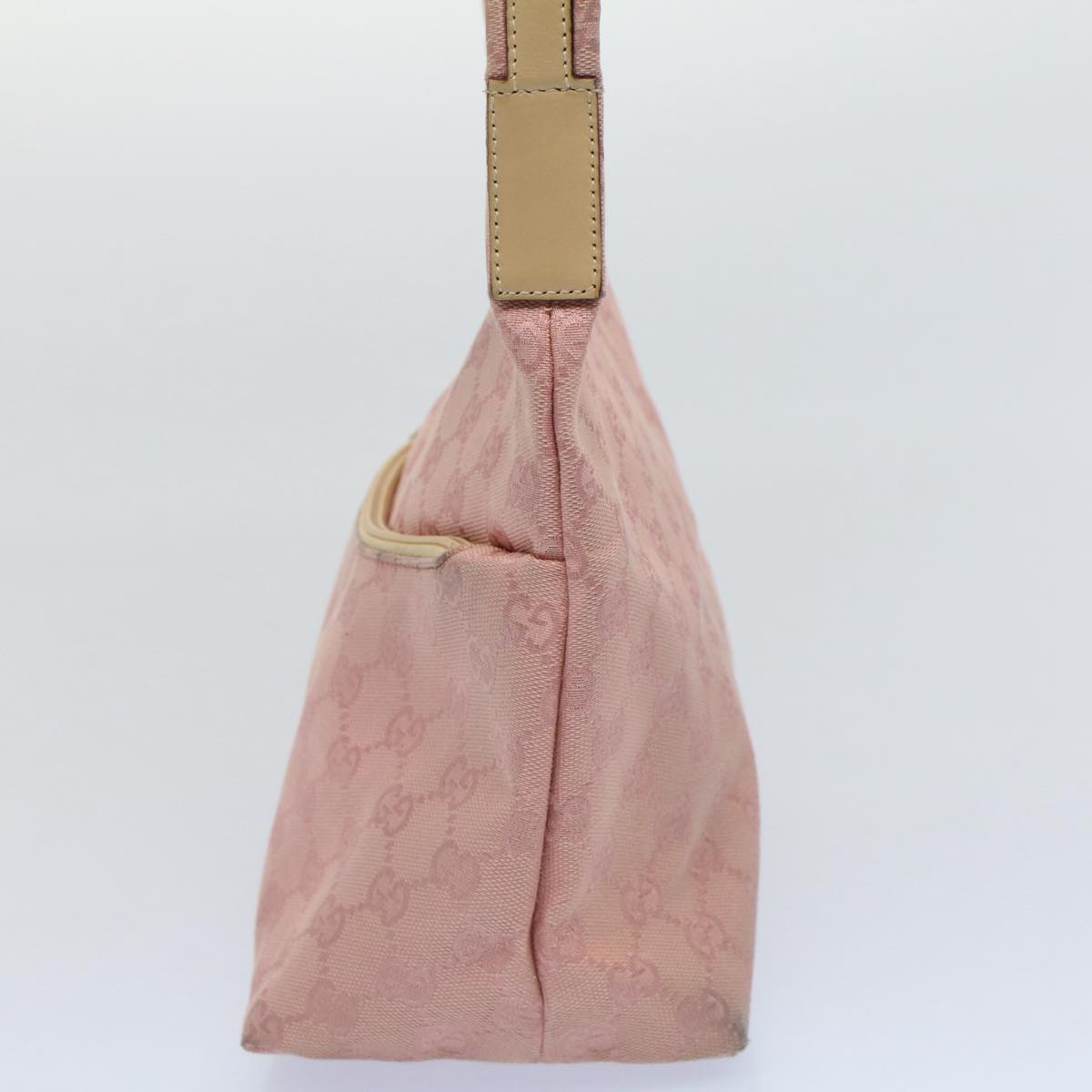 GUCCI GG Canvas Shoulder Bag Pink 001 3386 ep1845