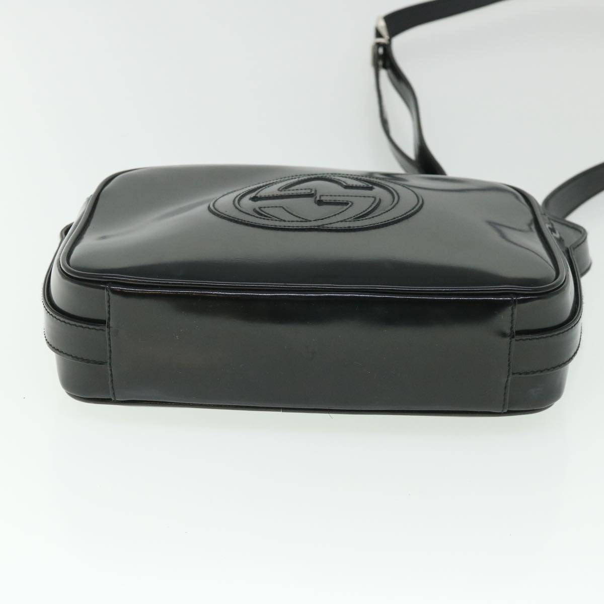 GUCCI Shoulder Bag Leather Black 007 2040 0261 ep1847