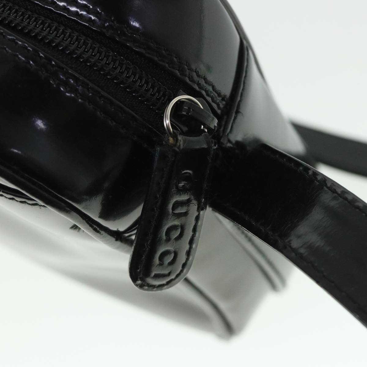 GUCCI Shoulder Bag Leather Black 007 2040 0261 ep1847