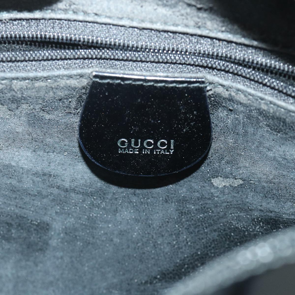 GUCCI Shoulder Bag Leather Black 007 2040 0261 ep1847