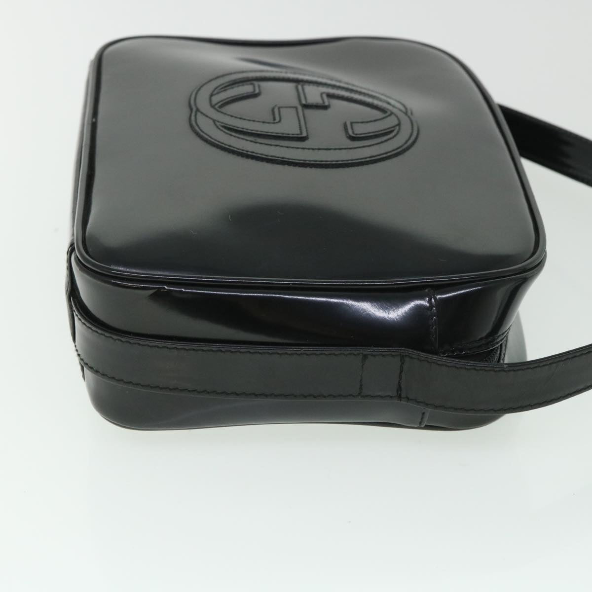 GUCCI Shoulder Bag Leather Black 007 2040 0261 ep1847