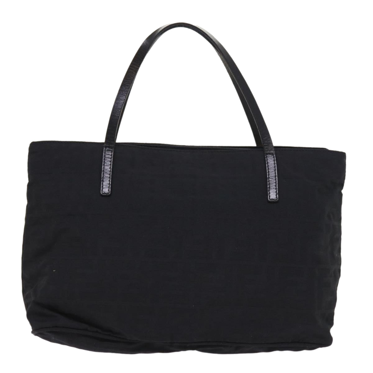 FENDI Zucca Canvas Hand Bag Black ep1858