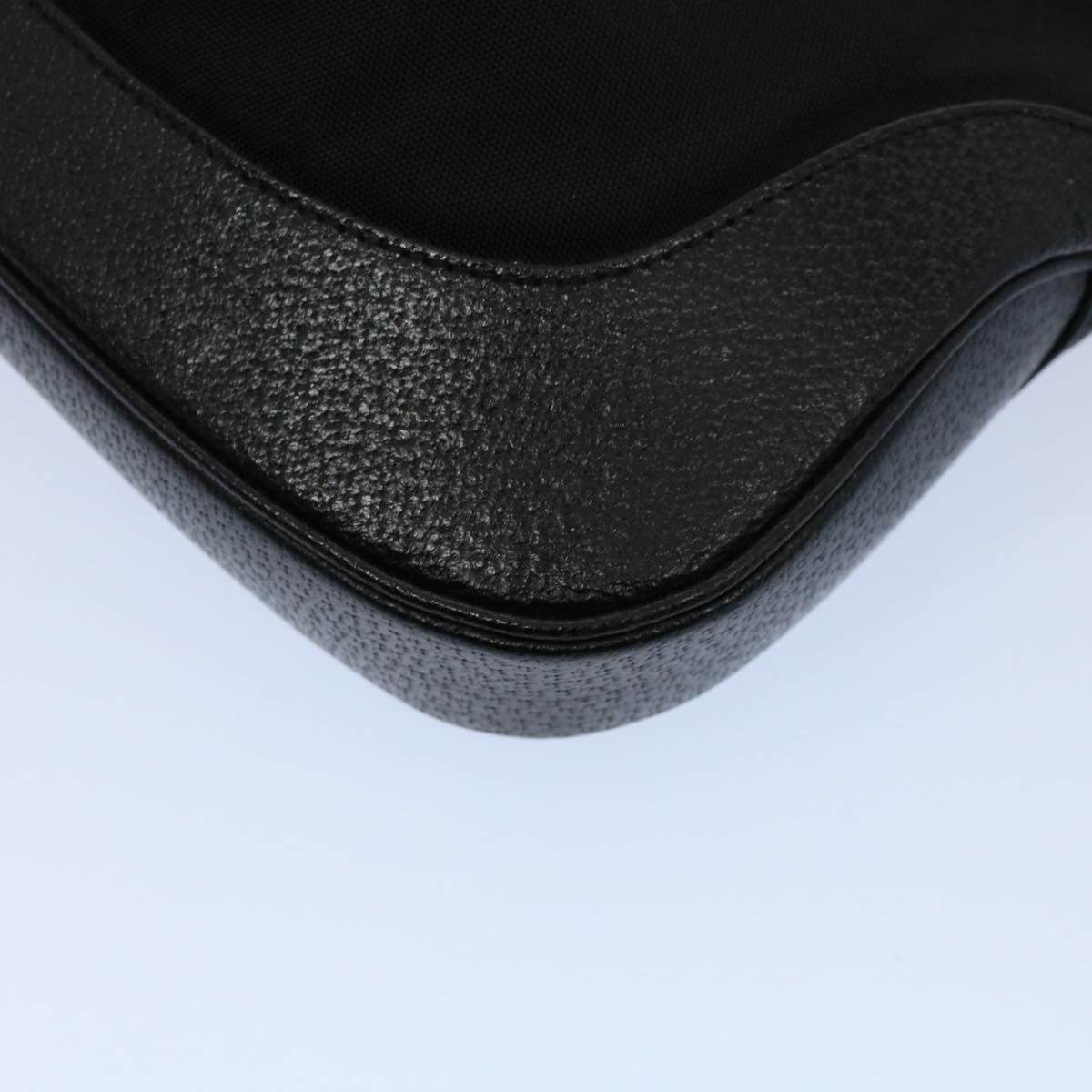 GUCCI Jackie Shoulder Bag Nylon Leather Black 001 3306 3444 ep1862