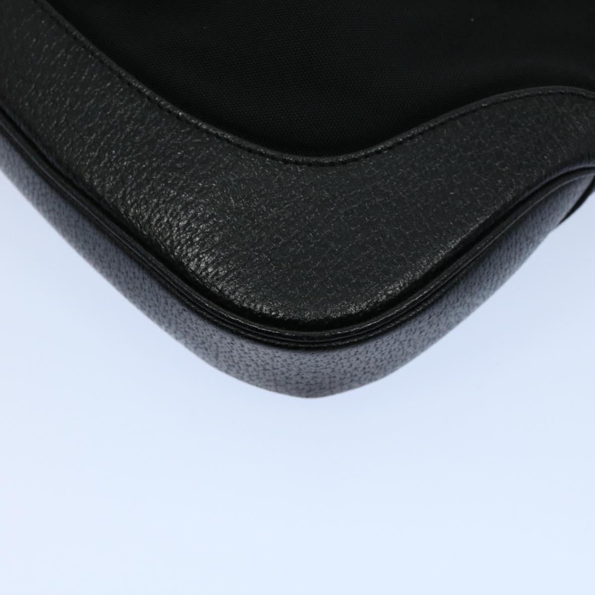 GUCCI Jackie Shoulder Bag Nylon Leather Black 001 3306 3444 ep1862