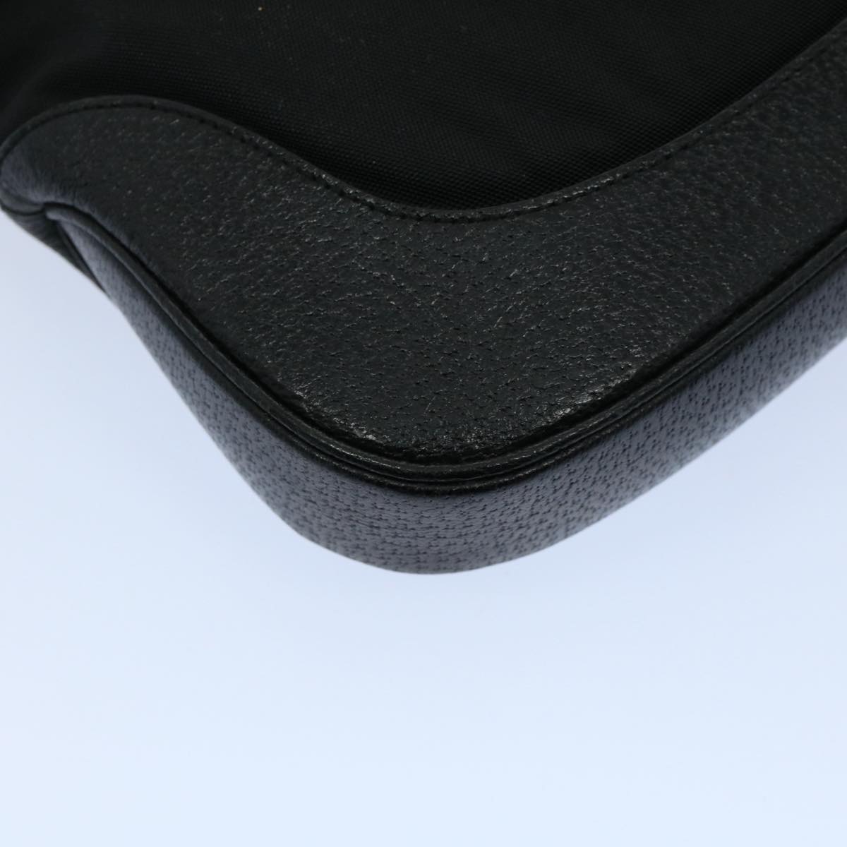 GUCCI Jackie Shoulder Bag Nylon Leather Black 001 3306 3444 ep1862