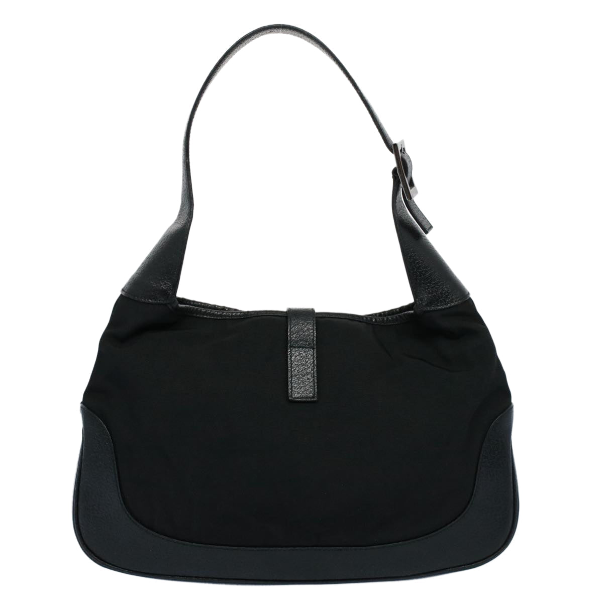 GUCCI Jackie Shoulder Bag Nylon Leather Black 001 3306 3444 ep1862