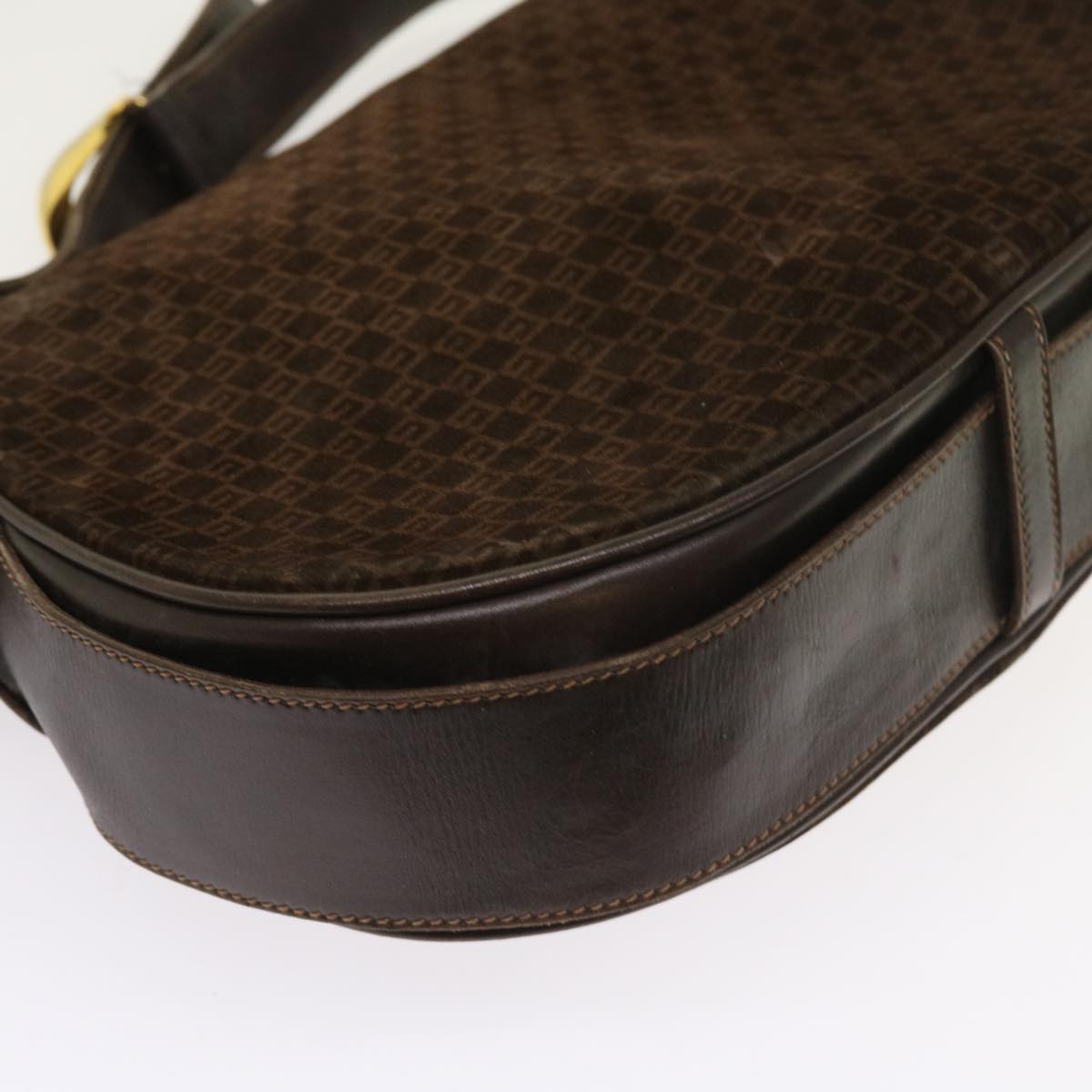 GUCCI Shoulder Bag Suede Brown ep1864