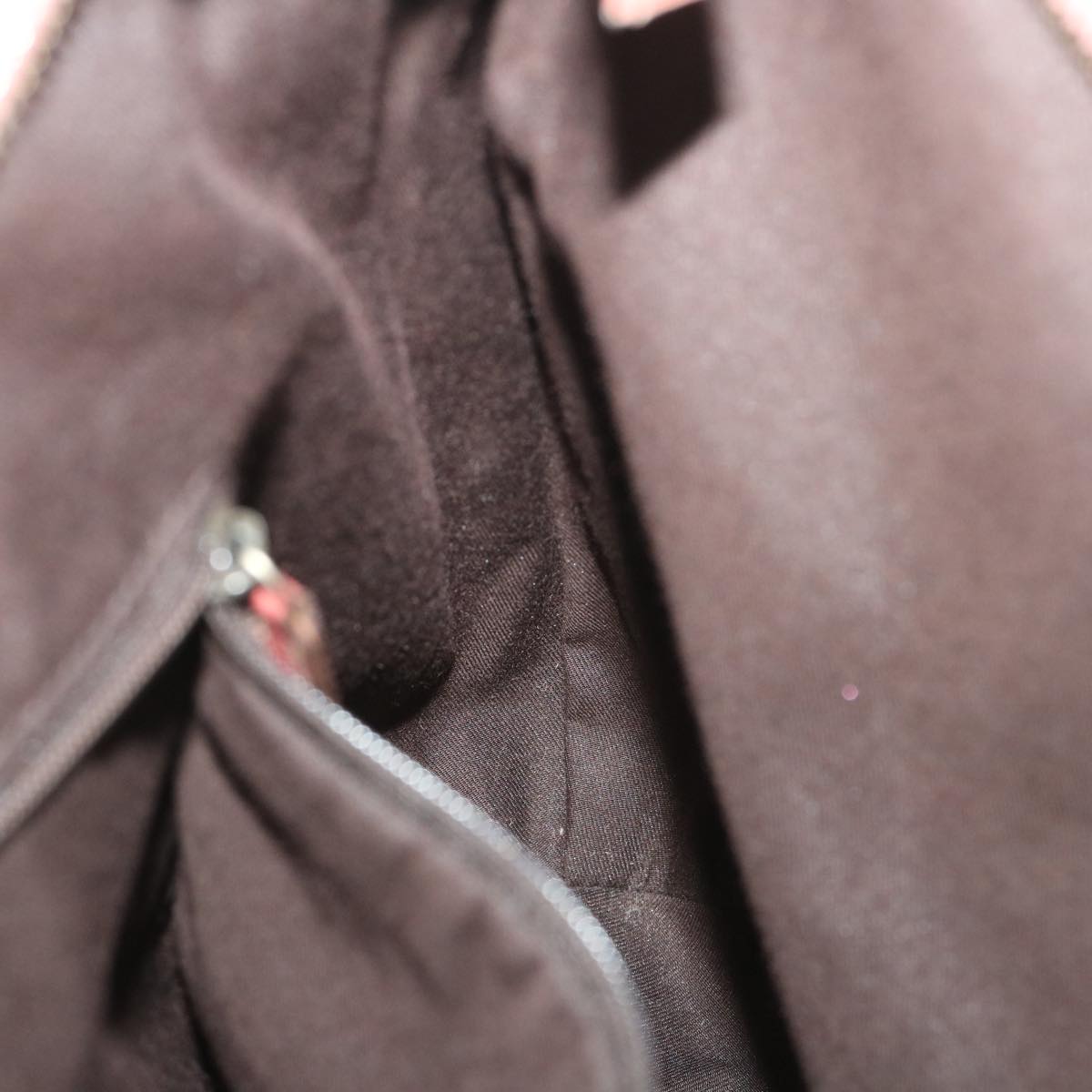 GUCCI GG Canvas Shoulder Bag Suede Red 130737 ep1866
