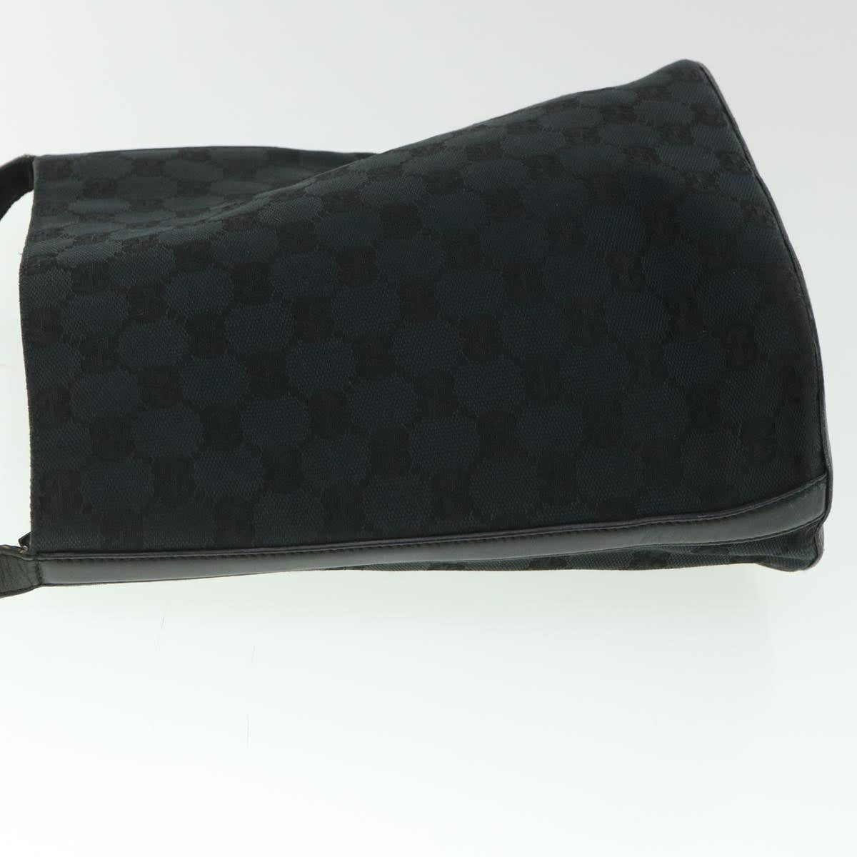 GUCCI GG Canvas Shoulder Bag Black 001 4286 ep1868