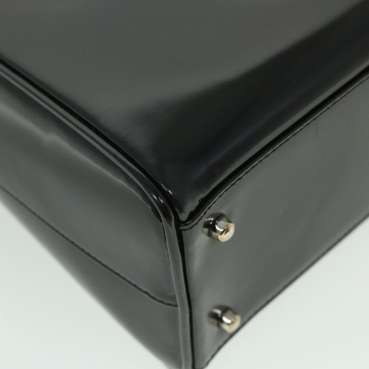 GUCCI Hand Bag Leather 2way Black 000 1274 0505 ep1869