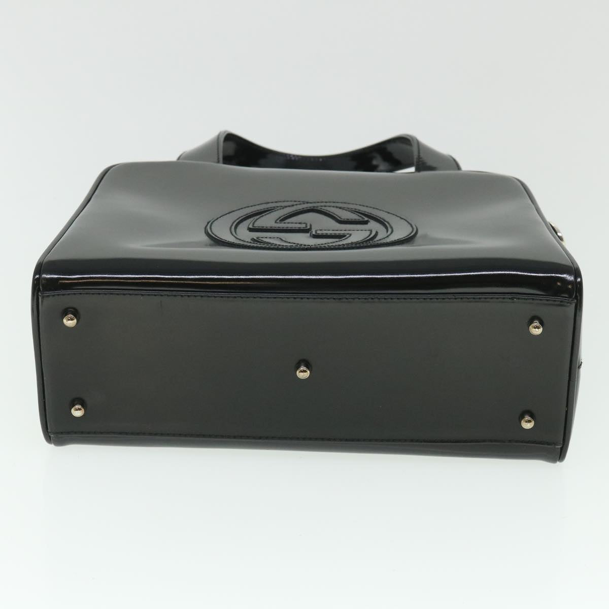 GUCCI Hand Bag Leather 2way Black 000 1274 0505 ep1869