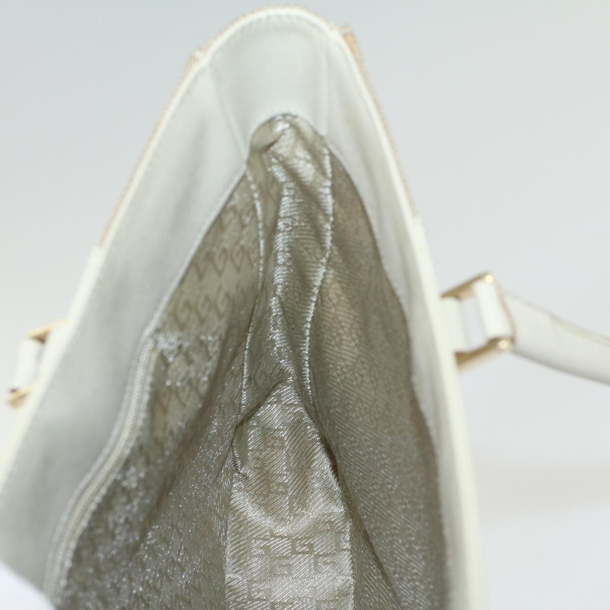 GUCCI Shoulder Bag Canvas Gray 002 1109 ep1876