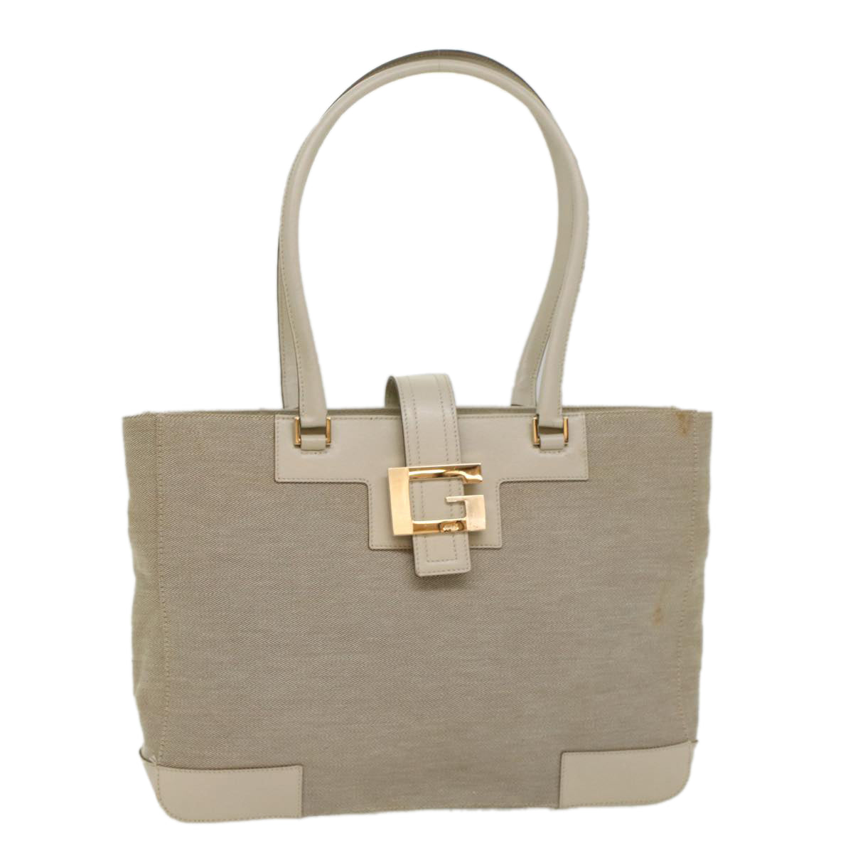 GUCCI Shoulder Bag Canvas Gray 002 1109 ep1876