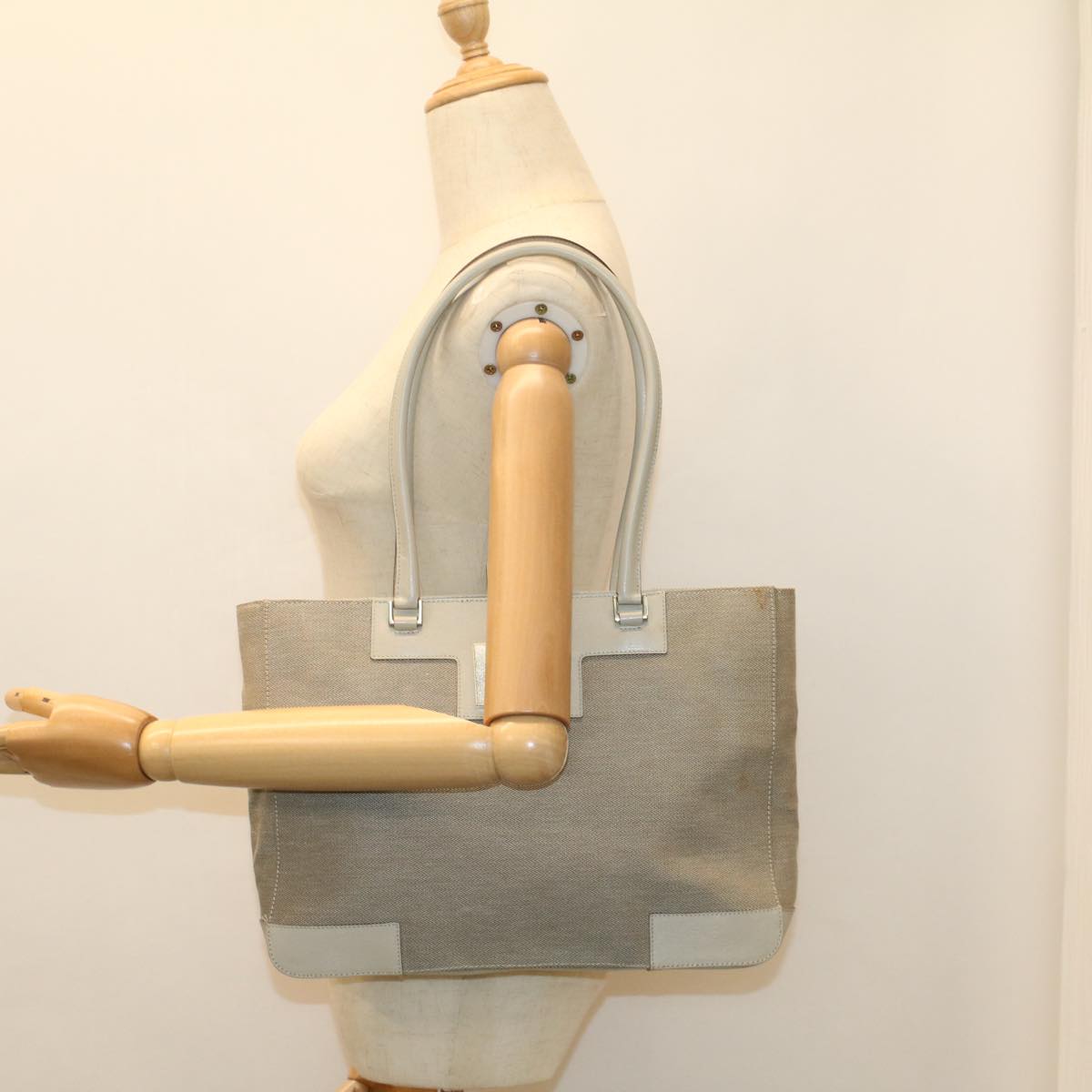 GUCCI Shoulder Bag Canvas Gray 002 1109 ep1876
