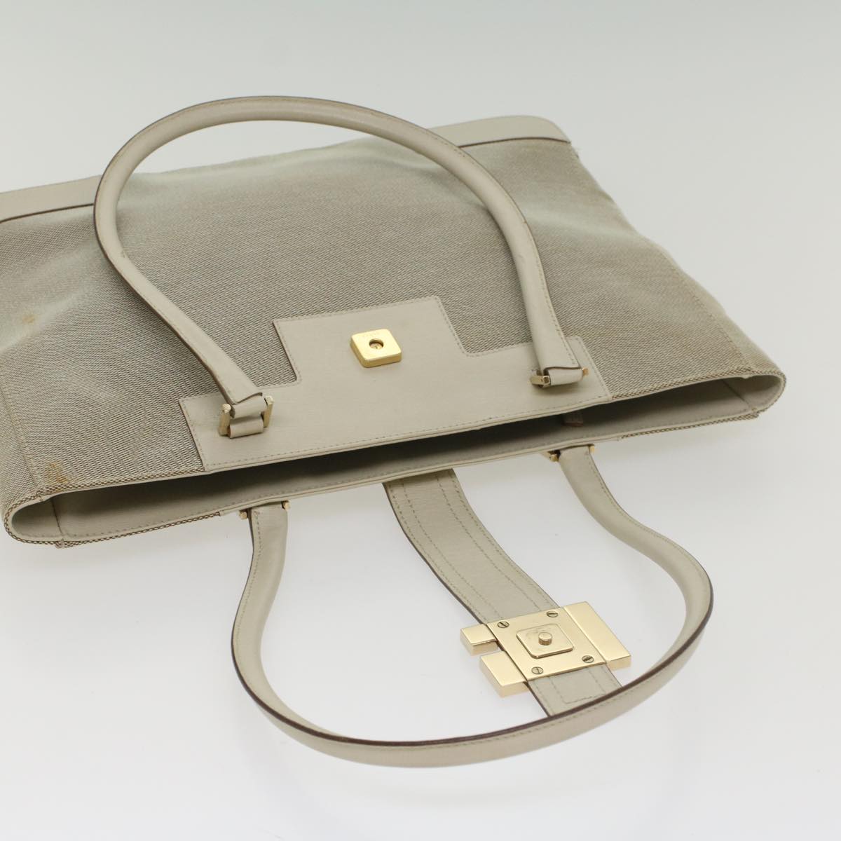 GUCCI Shoulder Bag Canvas Gray 002 1109 ep1876