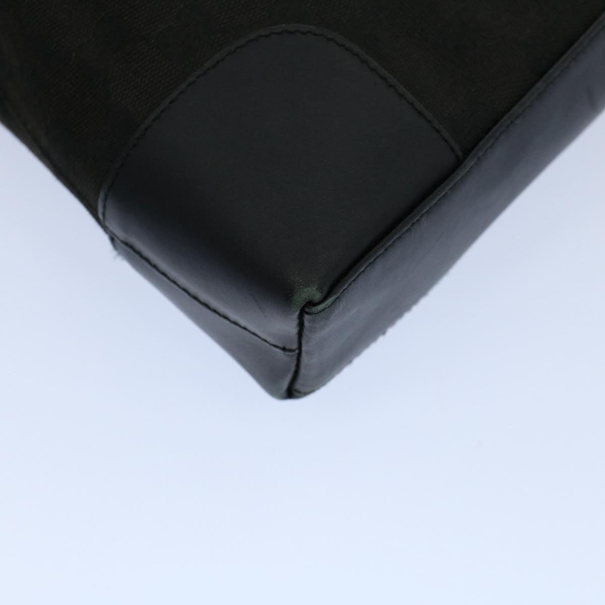 GUCCI GG Canvas Shoulder Bag Leather Black 001 4231 2123 ep1880
