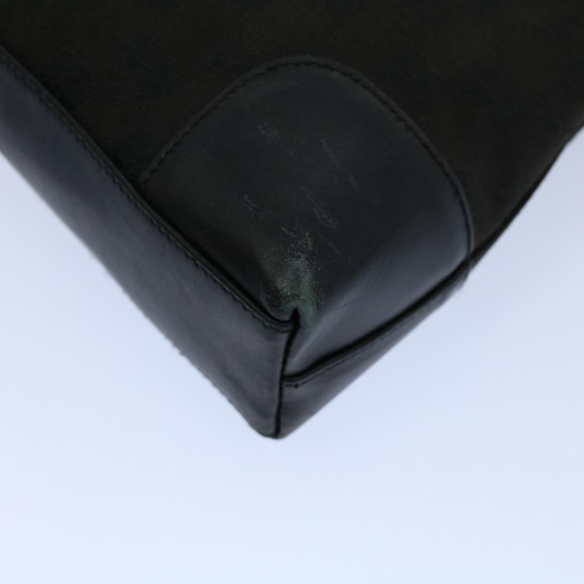 GUCCI GG Canvas Shoulder Bag Leather Black 001 4231 2123 ep1880