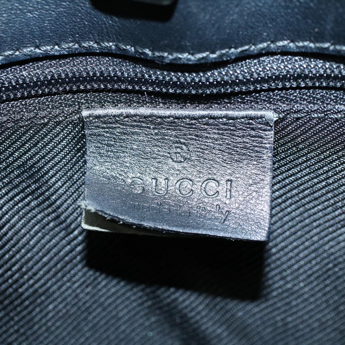 GUCCI GG Canvas Shoulder Bag Leather Black 001 4231 2123 ep1880