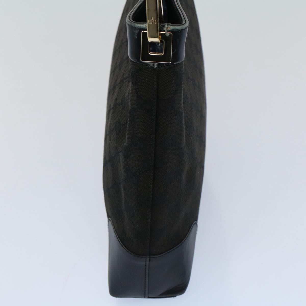 GUCCI GG Canvas Shoulder Bag Leather Black 001 4231 2123 ep1880