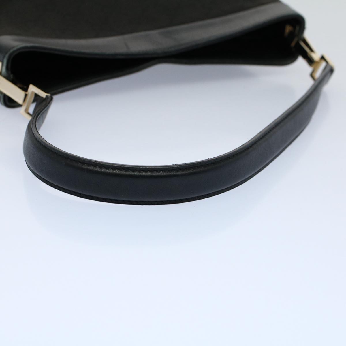 GUCCI GG Canvas Shoulder Bag Leather Black 001 4231 2123 ep1880