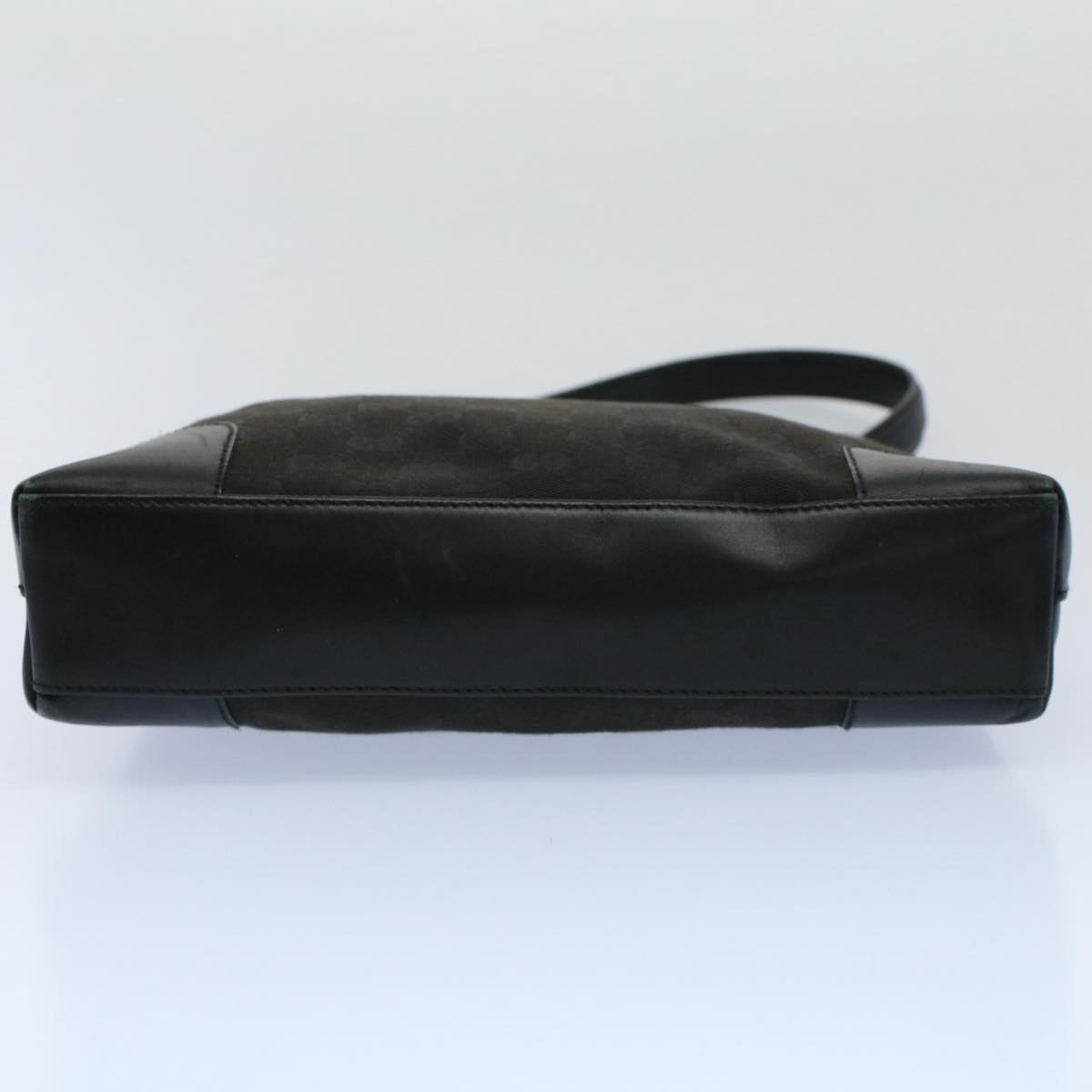 GUCCI GG Canvas Shoulder Bag Leather Black 001 4231 2123 ep1880