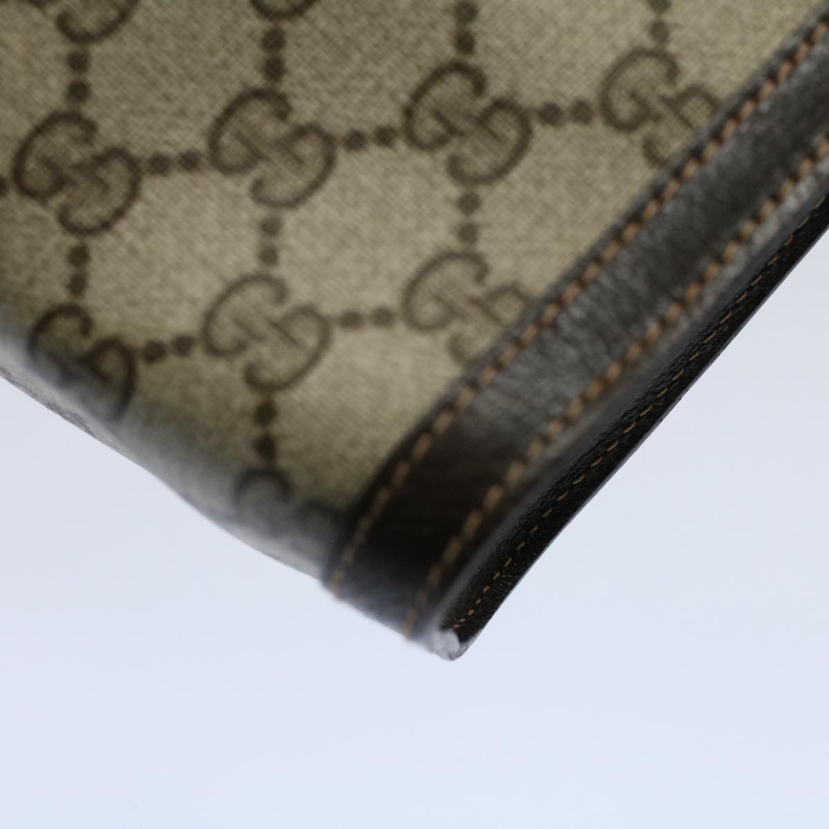 GUCCI GG Canvas Web Sherry Line Clutch Bag Beige Red 41 014 3087 30 ep1883