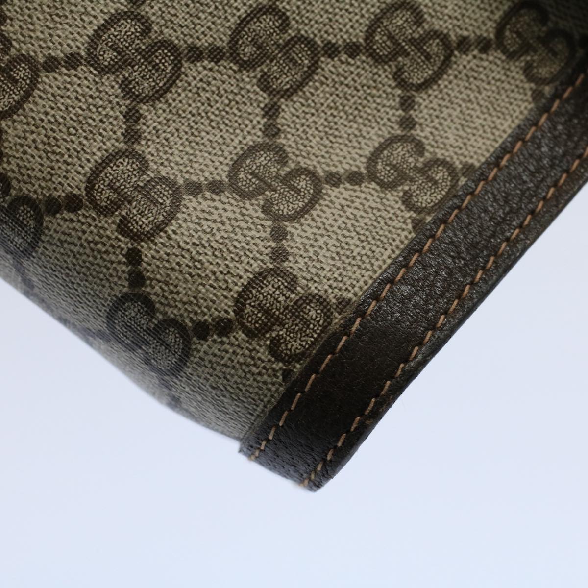 GUCCI GG Canvas Web Sherry Line Clutch Bag Beige Red 41 014 3087 30 ep1883