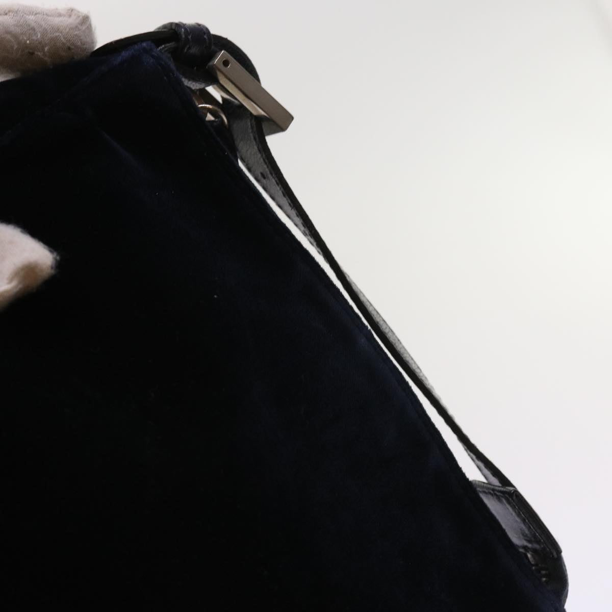 FENDI Hand Bag Velor Navy 2308 26580 089 ep1889