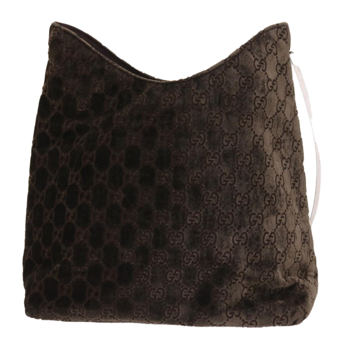 GUCCI Shoulder Bag Velor Brown 001 2123 1943 ep1890