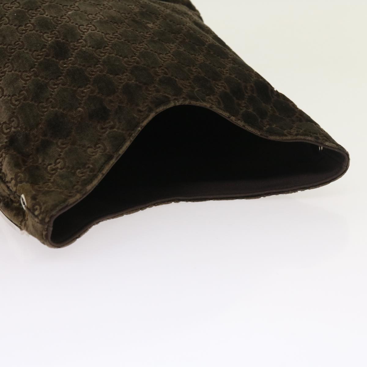 GUCCI Shoulder Bag Velor Brown 001 2123 1943 ep1890