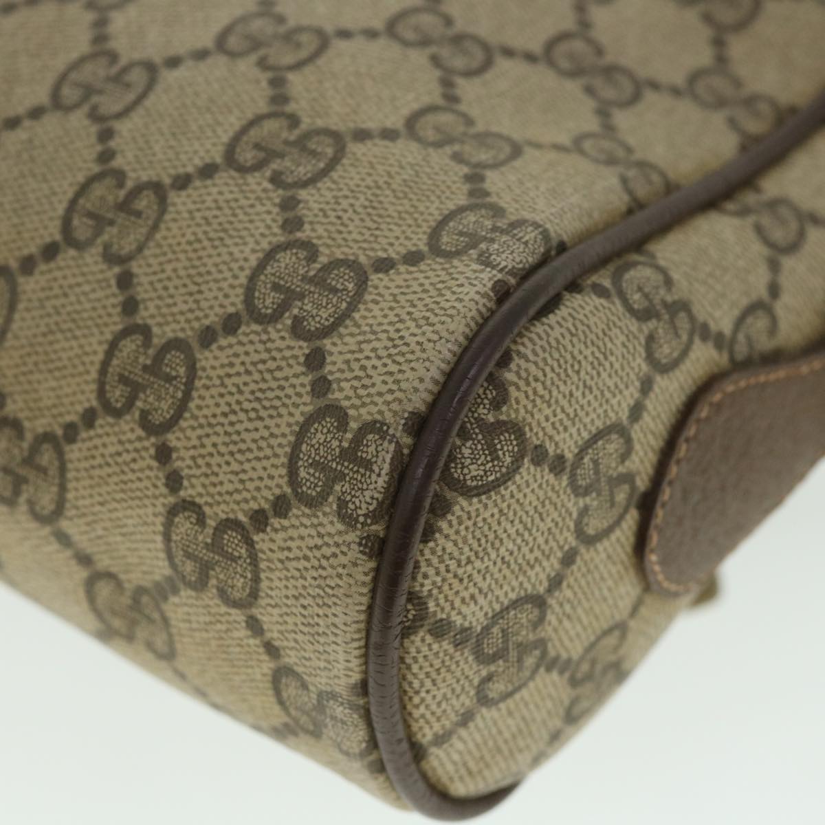 GUCCI GG Canvas Web Sherry Line Shoulder Bag Beige Red 119 02 087 ep1891