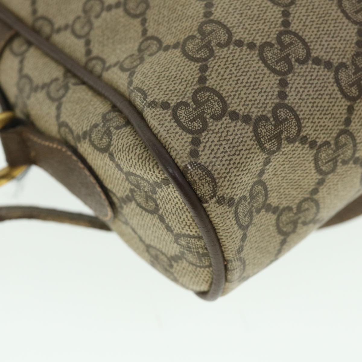GUCCI GG Canvas Web Sherry Line Shoulder Bag Beige Red 119 02 087 ep1891