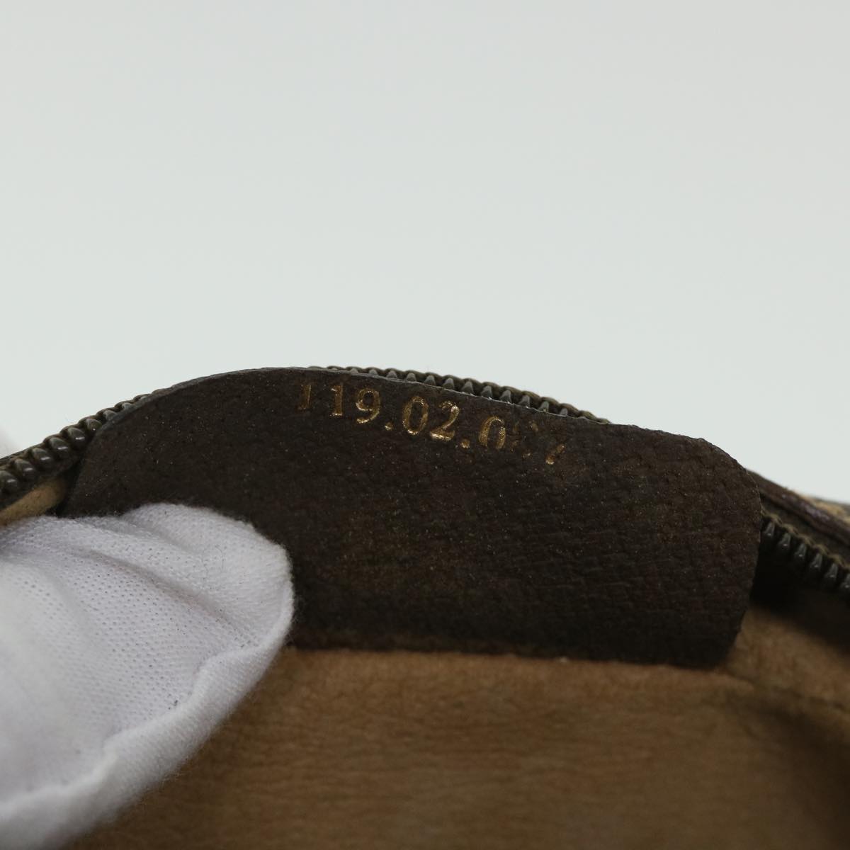 GUCCI GG Canvas Web Sherry Line Shoulder Bag Beige Red 119 02 087 ep1891