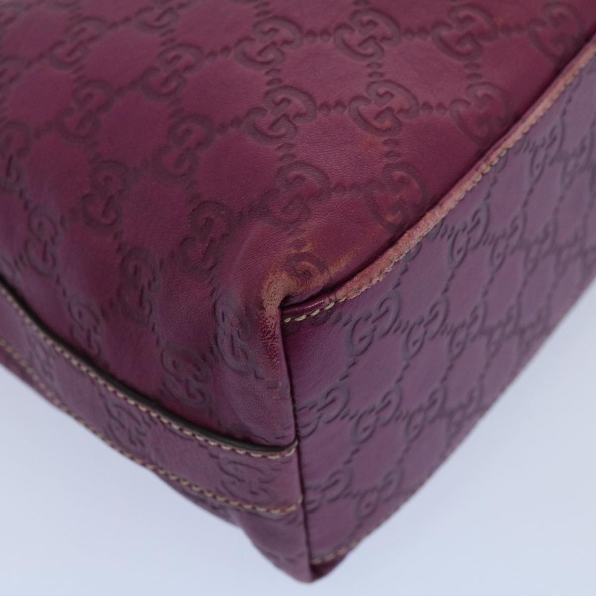 GUCCI GG Canvas Guccissima Shoulder Bag Purple 257282 ep1894