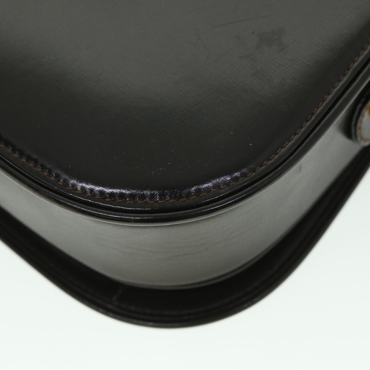 GUCCI Shoulder Bag Leather Brown ep1904