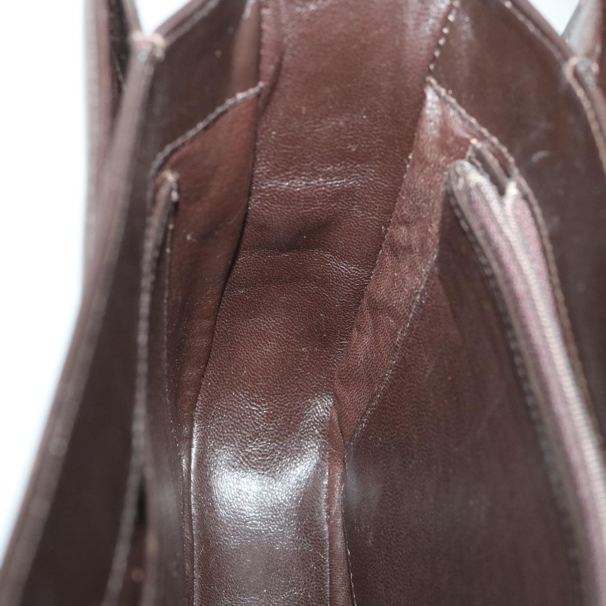 GUCCI Shoulder Bag Leather Brown ep1904