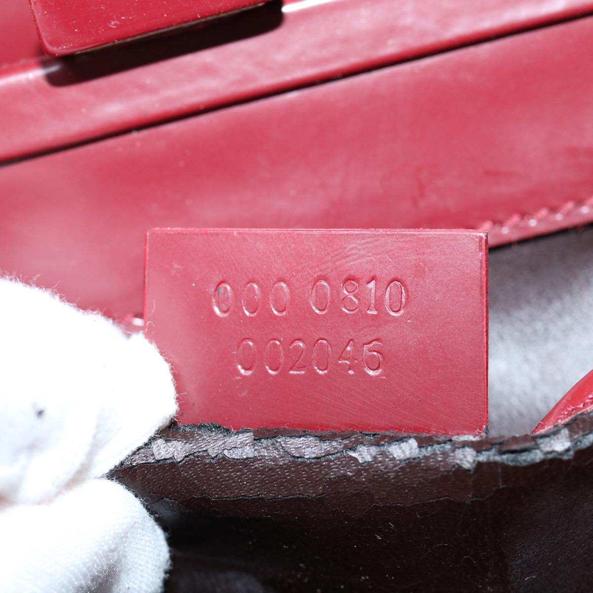 GUCCI Hand Bag Canvas Red ep2504