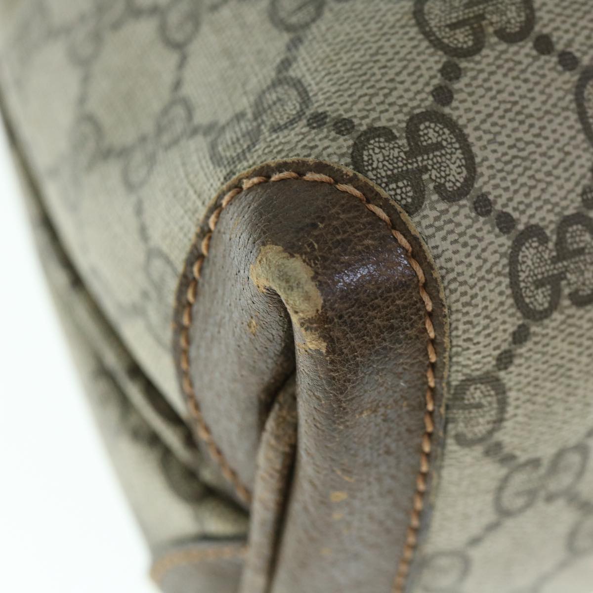 GUCCI GG Supreme Hand Bag PVC Leather Beige 002 4947 39 ep2506