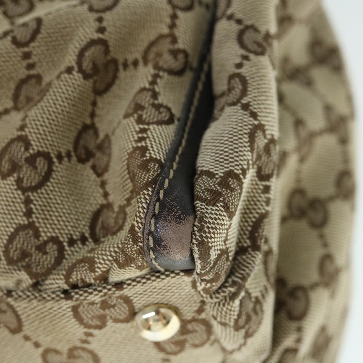GUCCI GG Canvas Shoulder Bag Beige 189835 ep2509