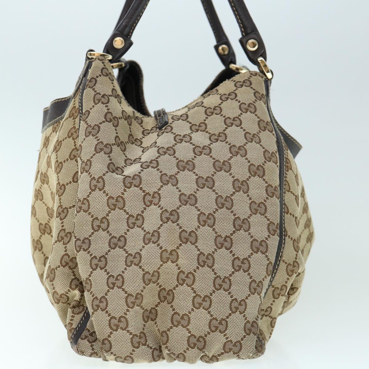 GUCCI GG Canvas Shoulder Bag Beige 189835 ep2509
