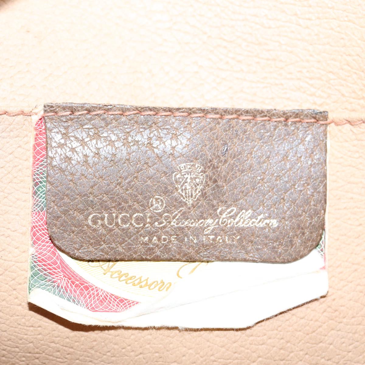 GUCCI GG Supreme Web Sherry Line Clutch Bag Red Beige 89 01 030 ep2520